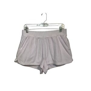 Offline By Aerie Womens Medium Terry Cloth Smiley‎ Face Shorts